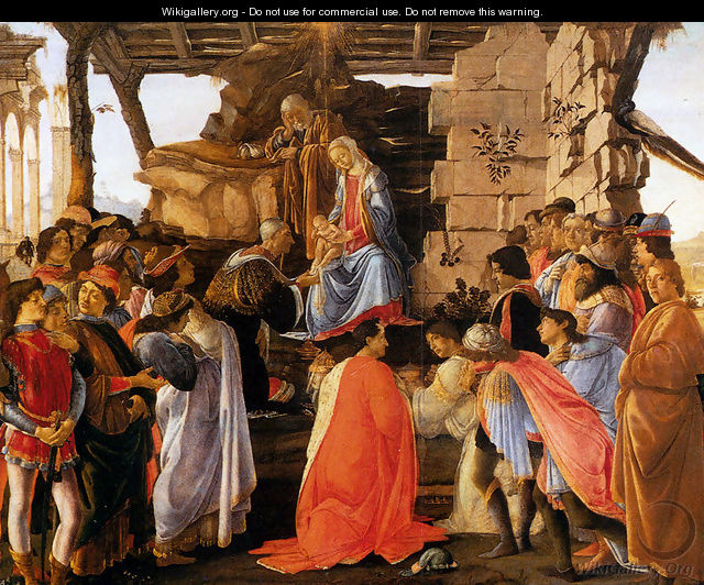 Adoration of the Magi (Adorazione dei Magi) - Sandro Botticelli (Alessandro Filipepi)