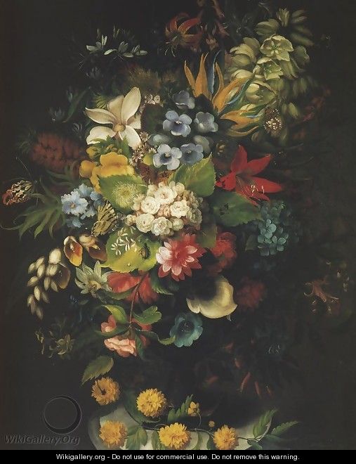 Flower Bouquet in a Vase - Henryka Beyer