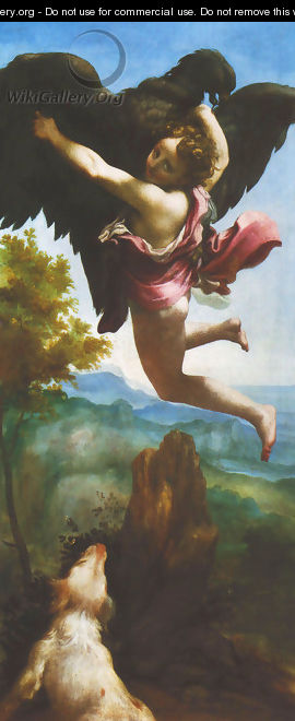 Abduction of Ganymede (Ratto di Ganimede) - Correggio (Antonio Allegri)