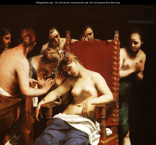 Death of Cleopatra - Guido Cagnacci