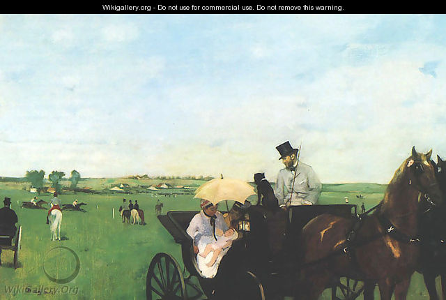 Carriage at the Races - Edgar Degas