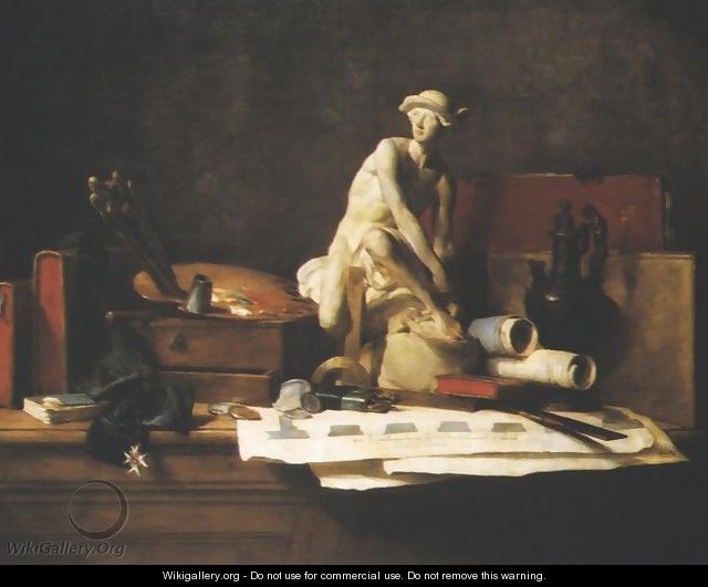 Attributes and Rewards of the Arts - Jean-Baptiste-Simeon Chardin