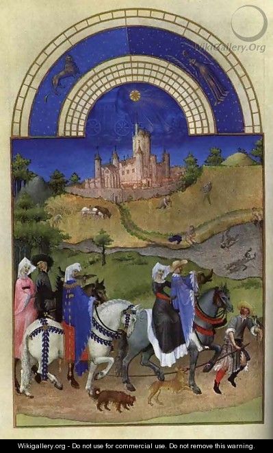 Les tres riches heures du Duc de Berry- Aout (August) 1412-16 - Jean Limbourg