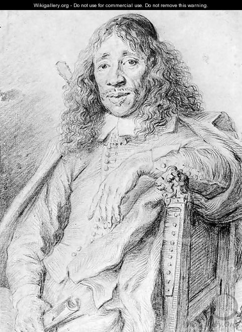 Portrait of Poet Jan Vos - Jan Lievens