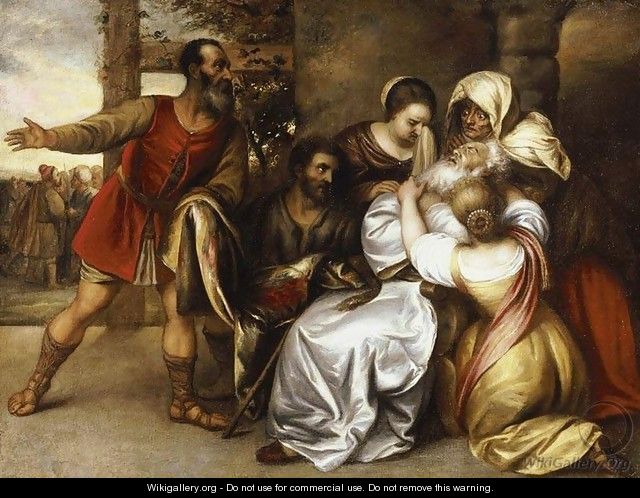 Jacob Receiving the Blooded Tunic of Joseph - Jan Lievens