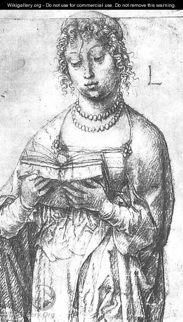 Girl Reading 1522 - Lucas Van Leyden