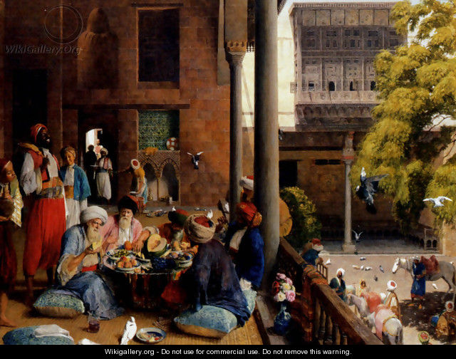 The Mid-Day Meal, Cairo 1875 - John Frederick Lewis