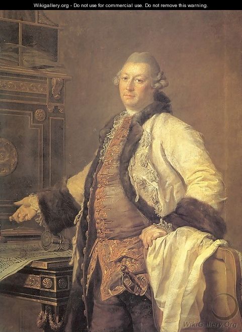The Architect Alexander Kokorinov, Director and First Rector of the Academy of Arts 1769 - Dmitry Levitsky