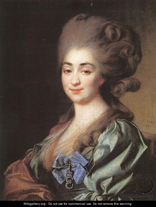 Portrait of Princess Praskovia Repnina 1781 - Dmitry Levitsky