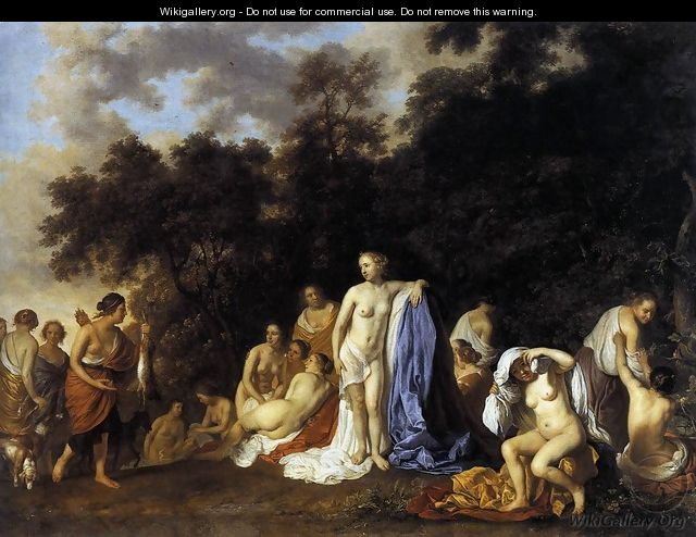 Diana and Her Nymphs 1654 - Jacob van Loo