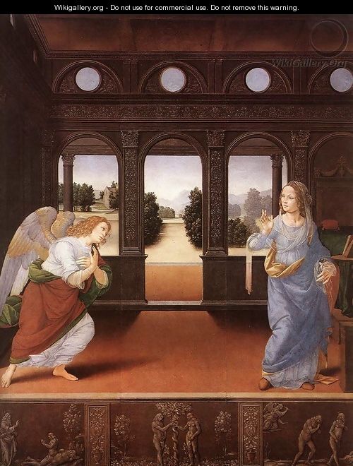 Annunciation 1480-85 - Lorenzo di Credi