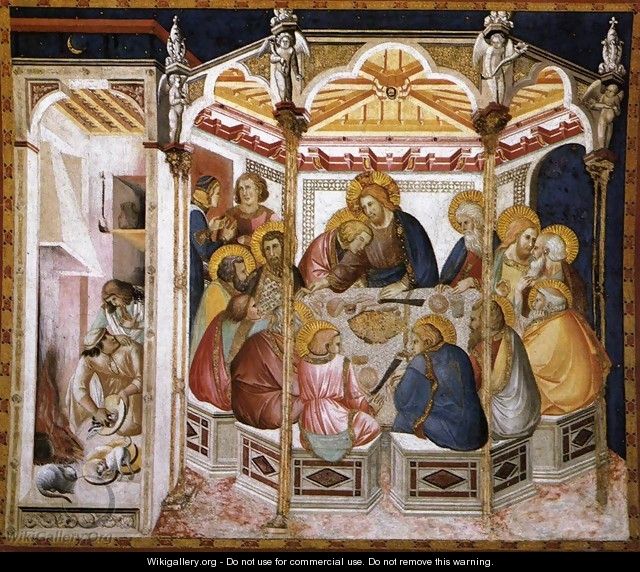 The Last Supper c. 1320 - Pietro Lorenzetti