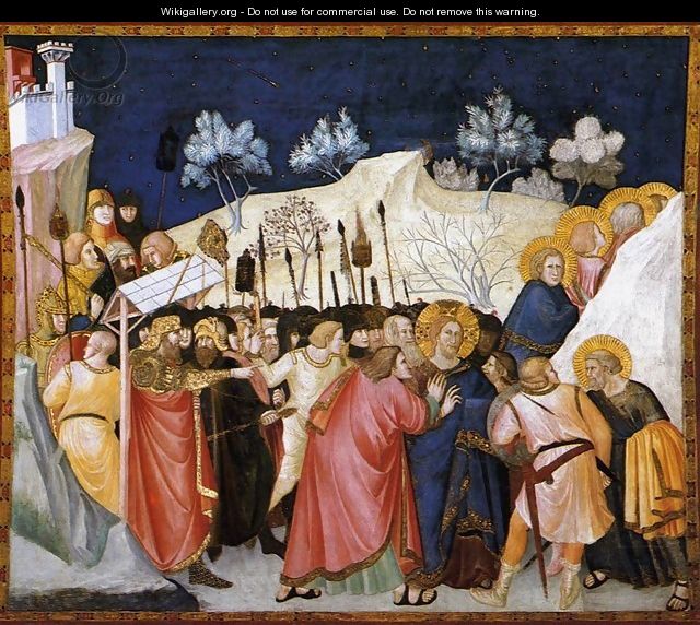 The Capture of Christ c. 1320 - Pietro Lorenzetti