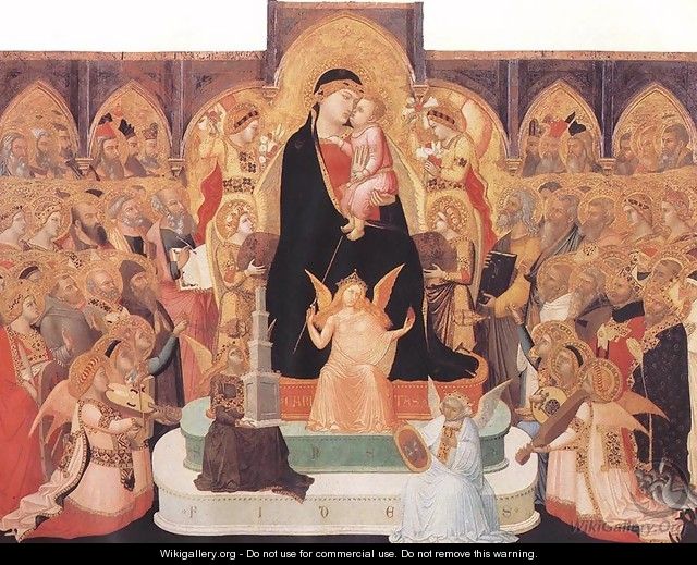 Madonna with Angels and Saints (Maesta) c. 1335 - Ambrogio Lorenzetti