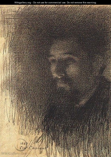 Portrait of the Painter Georges Seurat 1883 - Ernest Joseph Laurent