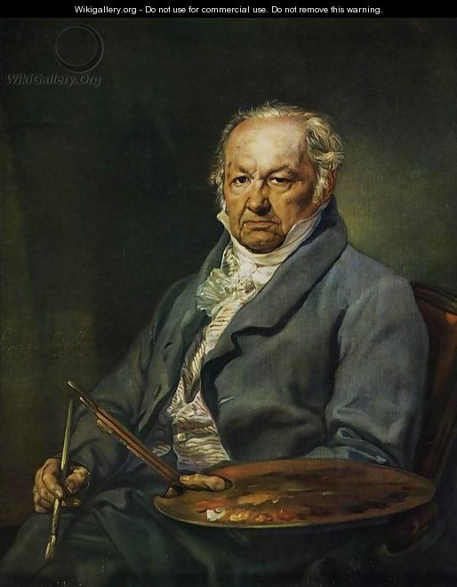 The Painter Francisco de Goya 1826 - Vincente Lapez Y Portana
