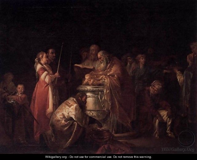 The Russian Baptism 1765 - Jean-Baptiste Le Prince