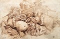 The Battle of Anghiari (copy of a detail) 1503-05 - Leonardo Da Vinci