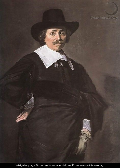 Portrait of a Standing Man 1643-45 - Frans Hals
