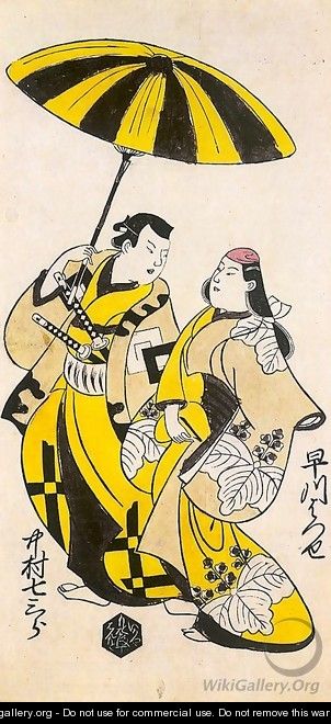 Hayakawa Hatsuse and Nakamura Shichisaburo 1702 - Torii Kiyonobu
