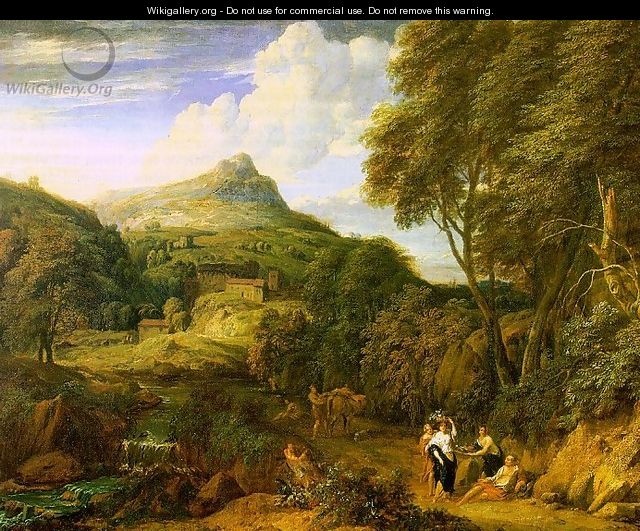 Mountainous Landscape - Cornelis Huysmans