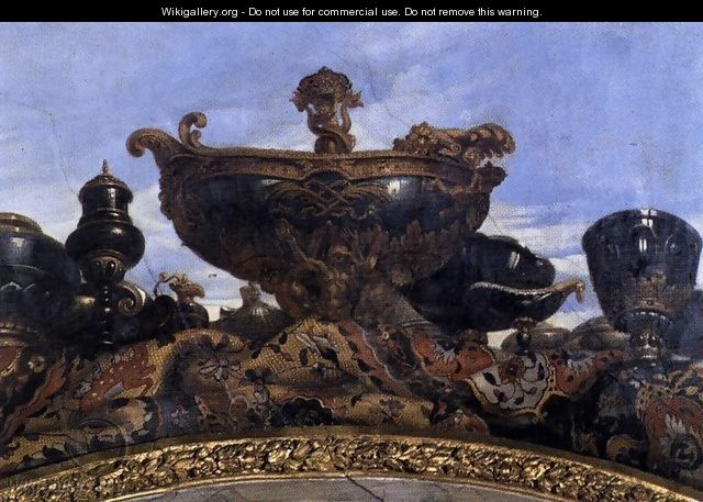 Precious Vessels (detail of the ceiling) c. 1680 - René-Antoine Houasse
