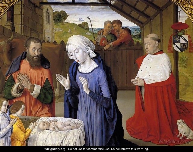 Nativity c. 1480 - Master of Moulins (Jean Hey)