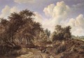 A Wooded Landscape 1660-65 - Meindert Hobbema