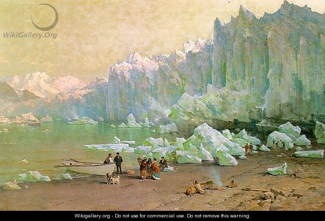 The Muir Glacier in Alaska 1887-88 - Thomas Hill