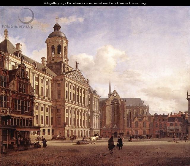 The New Town Hall in Amsterdam, after 1652 - Jan Van Der Heyden