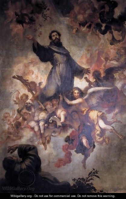 Stigmatisation of St Francis 1657 - Francisco de, the Younger Herrera