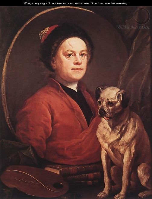 The Painter and his Pug 1745 - William Hogarth