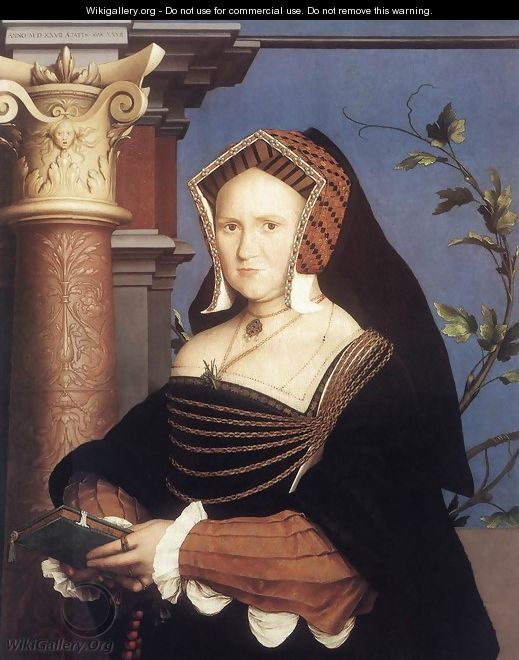 Portrait of Lady Mary Guildford 1527 - Hans, the Younger Holbein