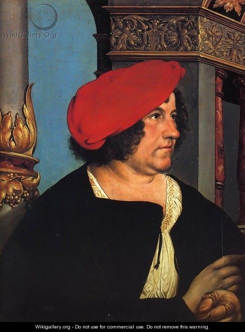 Portrait of Jakob Meyer zum Hasen (2) 1516 - Hans, the Younger Holbein
