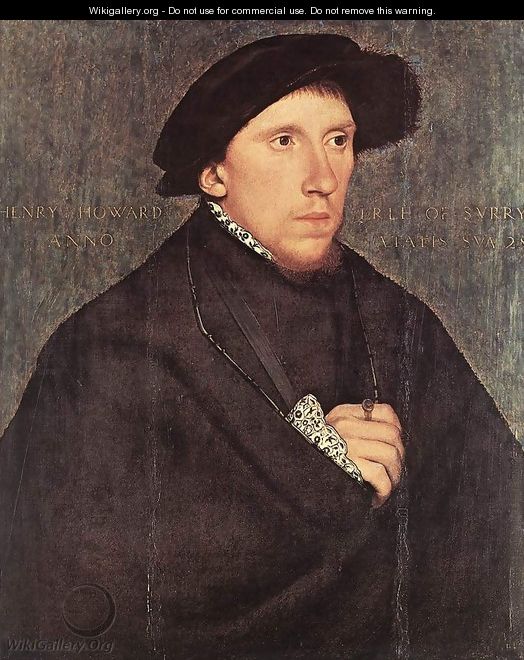 Portrait of Henry Howard, the Earl of Surrey 1541-43 - Hans, the Younger Holbein