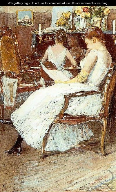 Mrs. Hassam and Her Sister 1889 - Childe Hassam