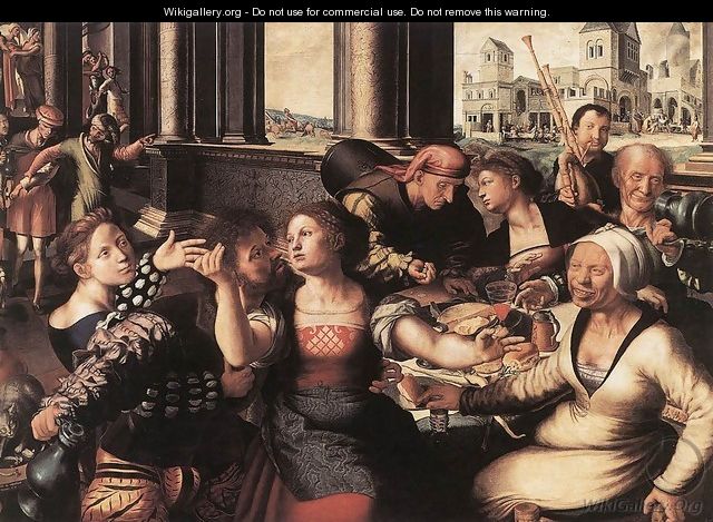 The Prodigal Son 1536 - Jan Sanders Van Hemessen