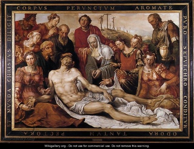 Lamentation on the Dead Christ 1566 - Maerten van Heemskerck