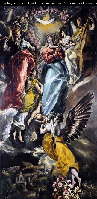 The Virgin of the Immaculate Conception 1608-13 - El Greco (Domenikos Theotokopoulos)