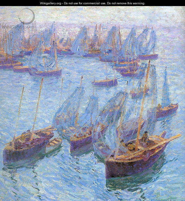 Breton Fishing Boats 1912 - Bernhard Gutmann