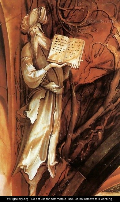 The Annunciation (detail 3) c. 1515 - Matthias Grunewald (Mathis Gothardt)