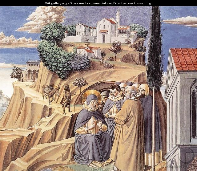 The Parable of the Holy Trinity (detail) 1464-65 - Benozzo di Lese di Sandro Gozzoli