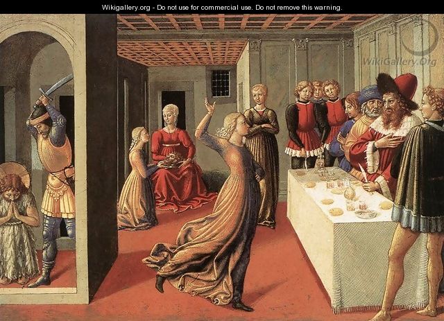 The Dance of Salome 1461-62 - Benozzo di Lese di Sandro Gozzoli