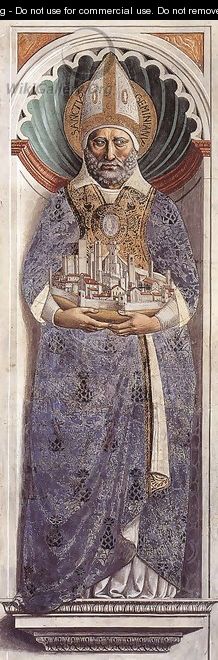 St Gimignano (on the pillar) 1464-65 - Benozzo di Lese di Sandro Gozzoli