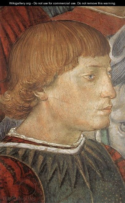 Procession of the Youngest King (detail 6) 1459-60 - Benozzo di Lese di Sandro Gozzoli