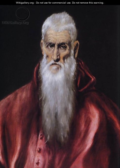 St Jerome as a Scholar (detail) 1600-14 - El Greco (Domenikos Theotokopoulos)