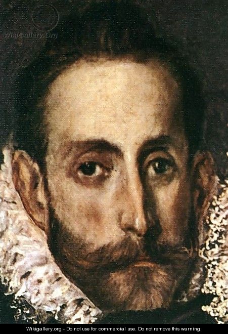 The Burial of the Count of Orgaz (detail 7) 1586-88 - El Greco (Domenikos Theotokopoulos)