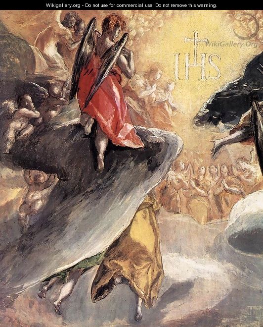 The Adoration of the Name of Jesus (detail 3) 1578-80 - El Greco (Domenikos Theotokopoulos)