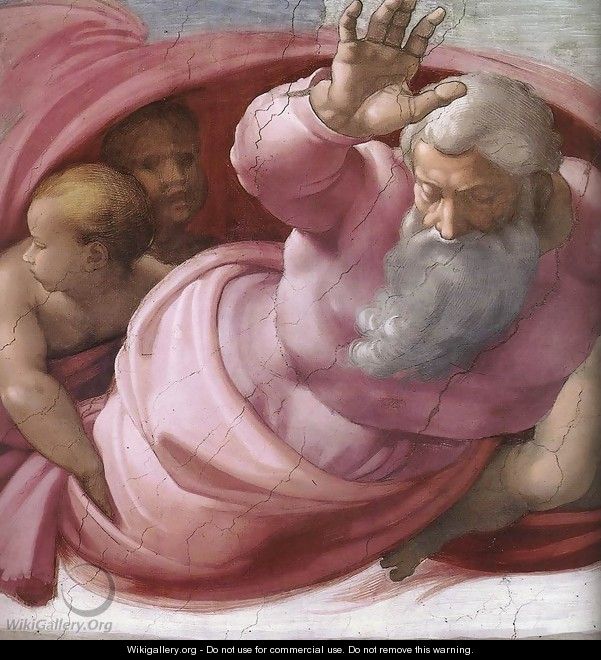 Separation of the Earth from the Waters (detail) 1511 - Michelangelo Buonarroti