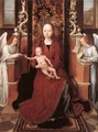 Virgin and Child Enthroned with Two Angels 1485-90 - Hans Memling